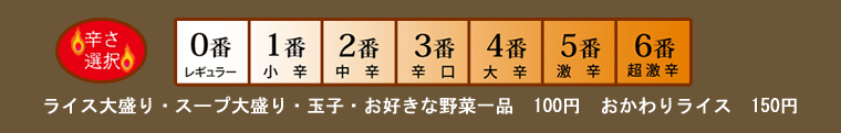 木多郎カリーの辛さ